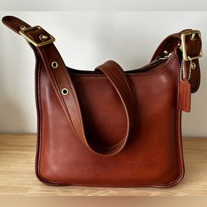 Vintage Coach Legacy Brown Leather Crossbody Shoulder Bag K6B-9966